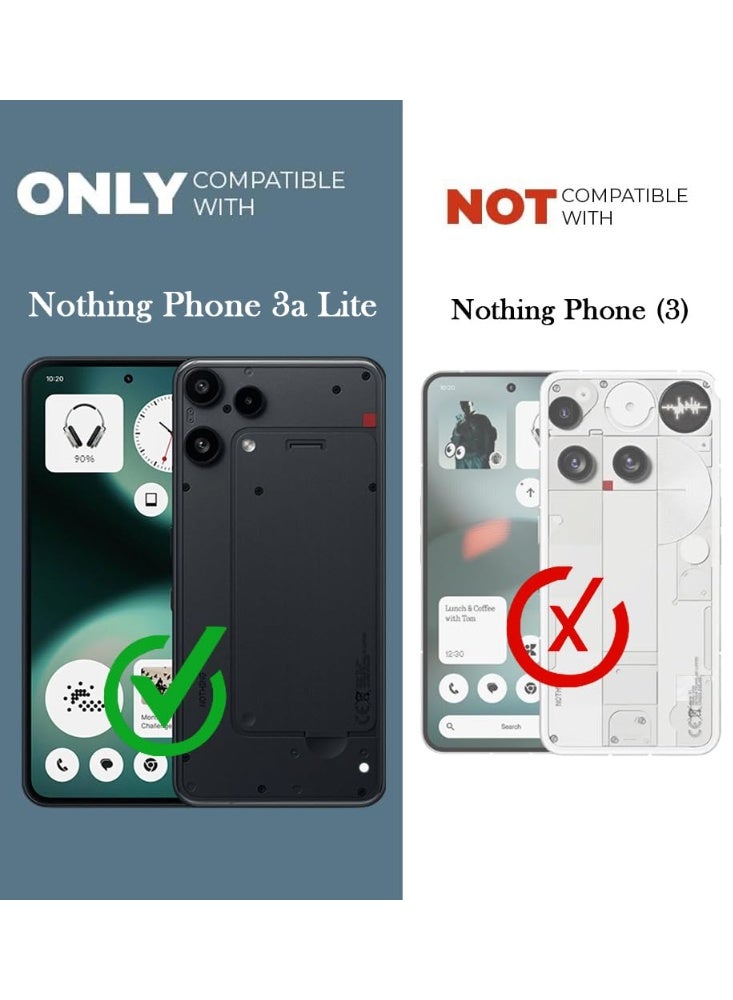 Crystal Clear Back Cover Case for Nothing Phone 3a Lite 5G Shock Proof Design Transparent Back Cover Case for Nothing Phone 3a Lite 5G - Image 2